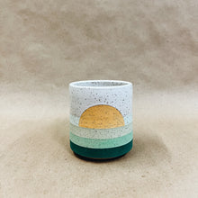 Load image into Gallery viewer, Discounted green sunset Tumbler no lid