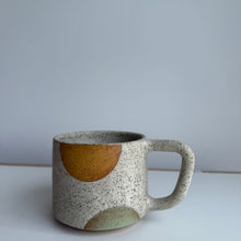 Load image into Gallery viewer, Cream pastel dot mug