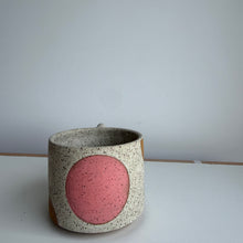 Load image into Gallery viewer, Cream pastel dot mug