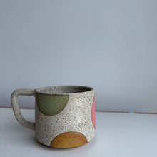 Load image into Gallery viewer, Cream pastel dot mug