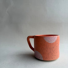 Load image into Gallery viewer, Coral with pink dot mug