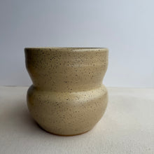Load image into Gallery viewer, Wavy Yellow Utensil Crock/flower vase