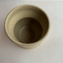Load image into Gallery viewer, Wavy Yellow Utensil Crock/flower vase