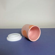 Load image into Gallery viewer, Pink with peach Travel Tumbler