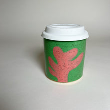 Load image into Gallery viewer, Green/pink Travel Tumbler