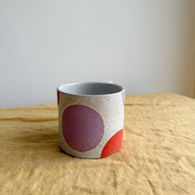 Load image into Gallery viewer, Lilac and red Dot Mug