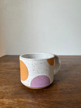 Load image into Gallery viewer, SMALL Lilac/orange Dot Mug