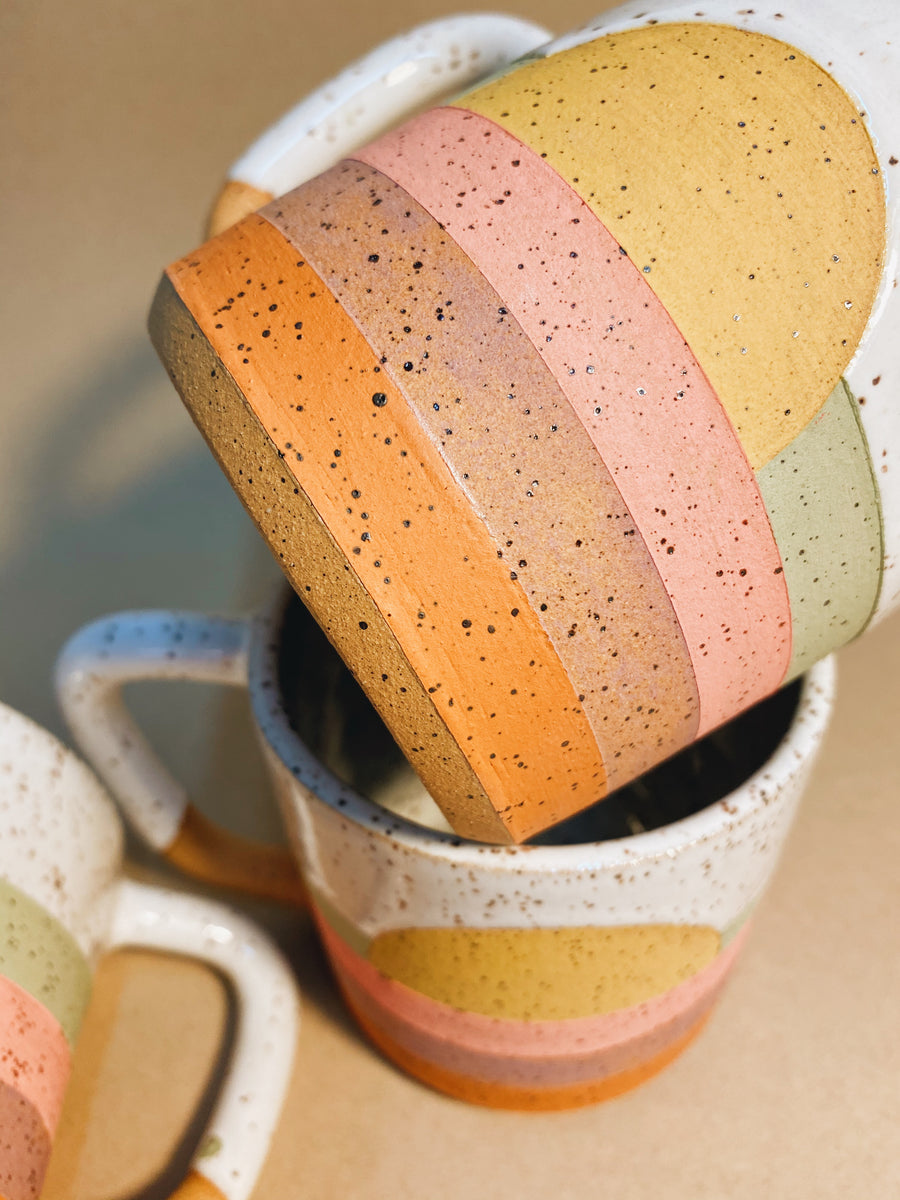 Sunset mug work in progress with Amaco underglaze : r/Ceramics
