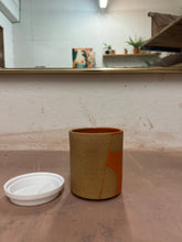 Load image into Gallery viewer, Travel tumbler in bright orange