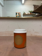 Load image into Gallery viewer, Travel tumbler in bright orange