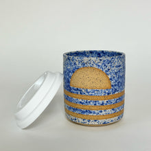 Load image into Gallery viewer, Speckled Blue Travel Tumbler

