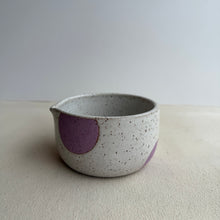 Load image into Gallery viewer, lilac Dot Matcha Bowl
