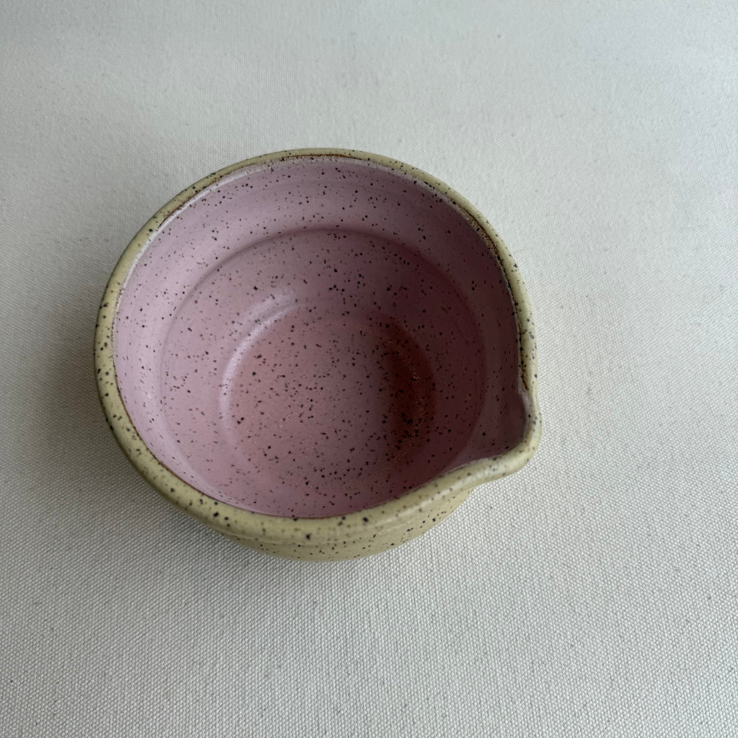 pink inside, yellow outsideMatcha Bowl