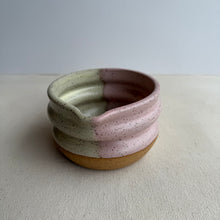 Load image into Gallery viewer, half yellow half pink Matcha Bowl
