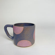 Load image into Gallery viewer, *Discounted, Slightly Flawed *Purple with purple dots mug
