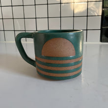 Load image into Gallery viewer, PRE ORDER Green/teal Midnight mug
