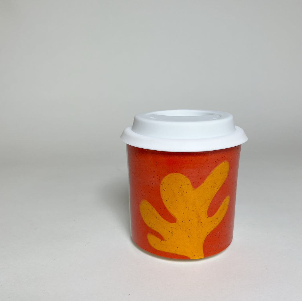 Red/orange Travel Tumbler