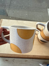 Load image into Gallery viewer, Yellow dot mug
