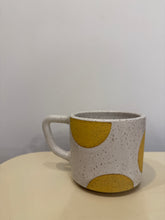 Load image into Gallery viewer, Yellow dot mug
