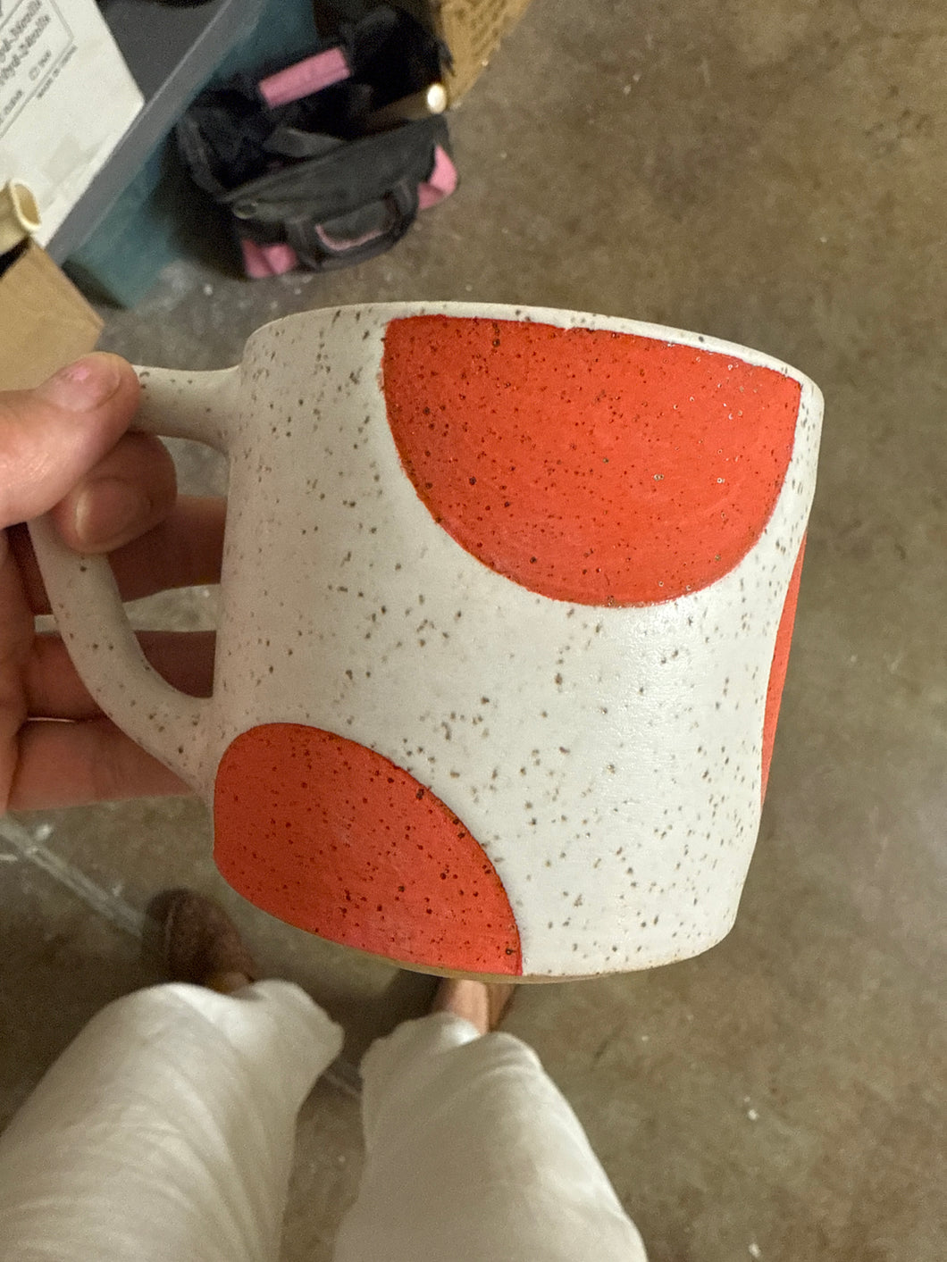 *seconds* Red Dot Mug