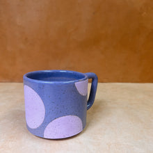 Load image into Gallery viewer, PREORDER 8oz Purple with purple dots mug
