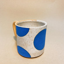 Load image into Gallery viewer, Blue dot mug
