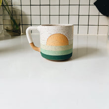 Load image into Gallery viewer, PRE ORDER Green Gradient Sunset Mug
