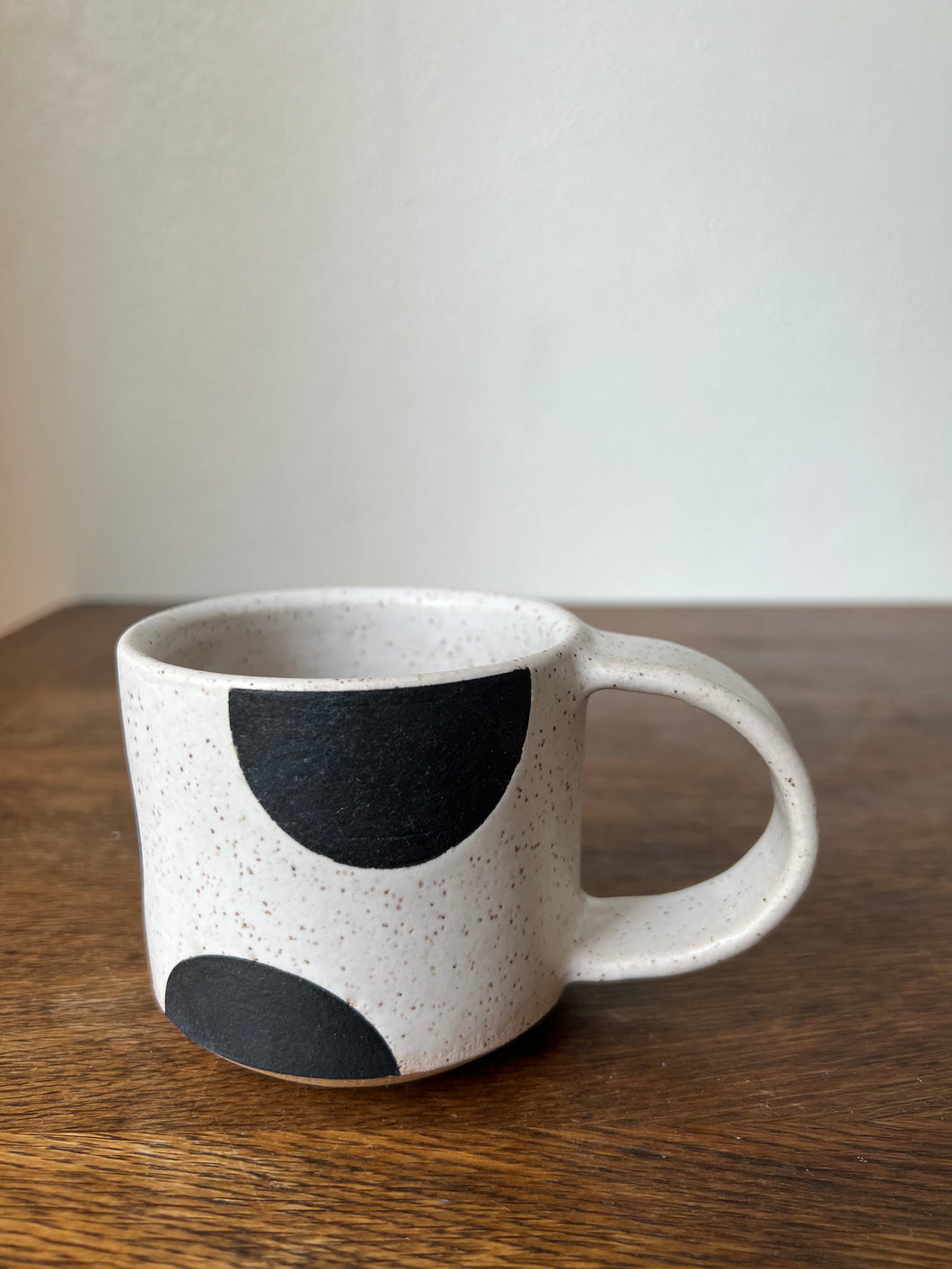 SMALL black Dot Mug