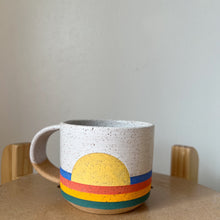Load image into Gallery viewer, Small Rainbow sunset Mug
