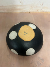 Load image into Gallery viewer, HANDBUILT (not wheel thrown) Matte black serving bowl
